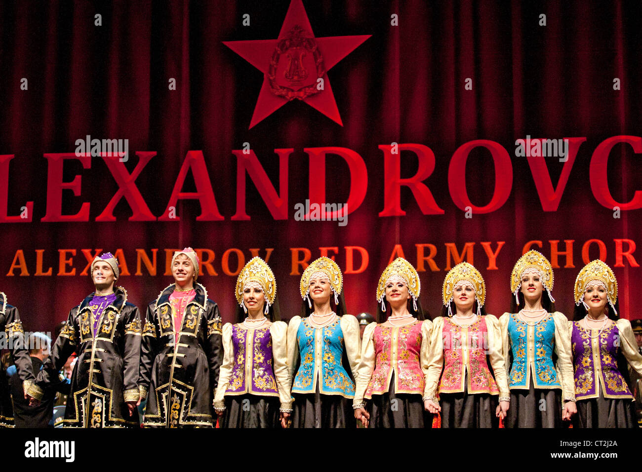 Alexandrov Ensemble, the Russian Red Army Choir performs concert in