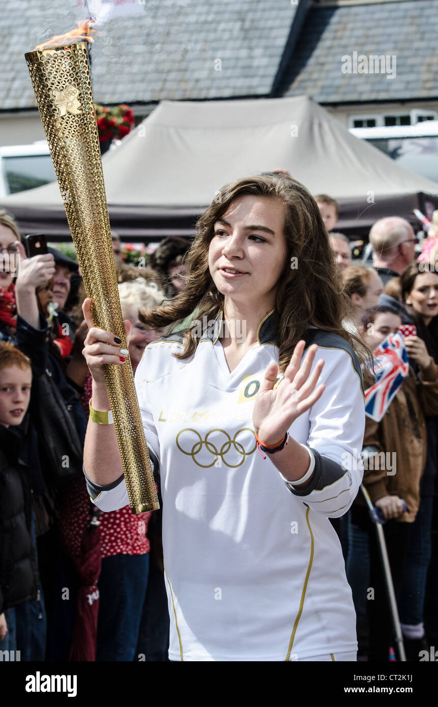 Olympic torch runner hires stock photography and images Alamy