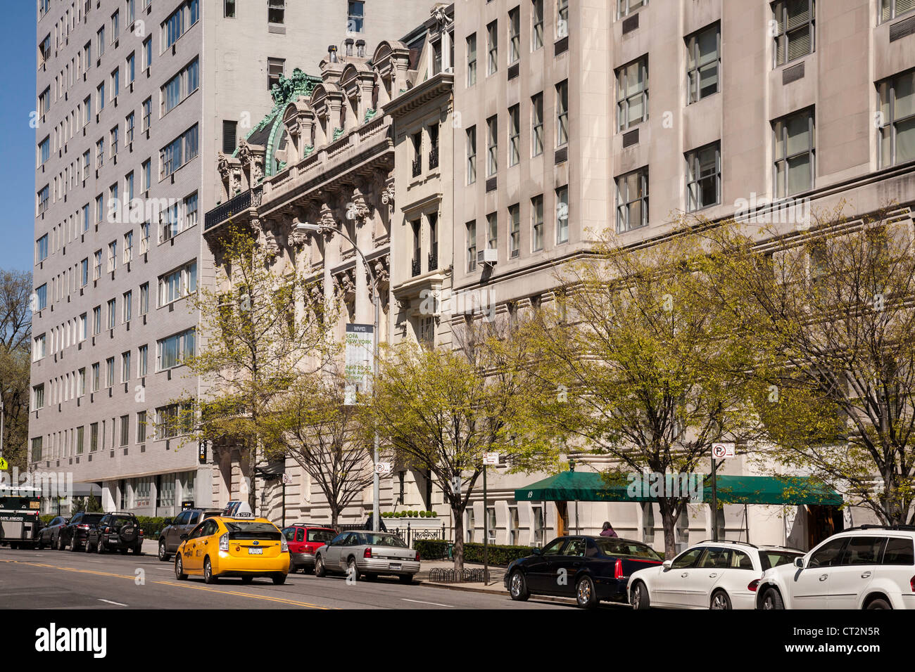 Upper East Side Street Scene, NYC Stock Photo