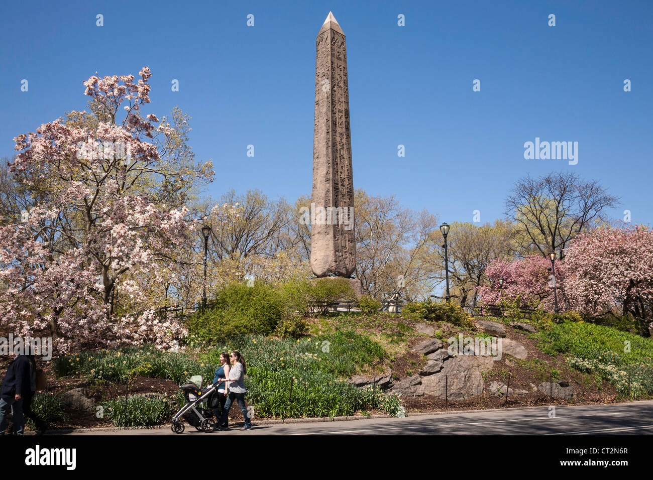 Cleopatra S Needle Obelisk Central Park Nyc Stock Photo Alamy