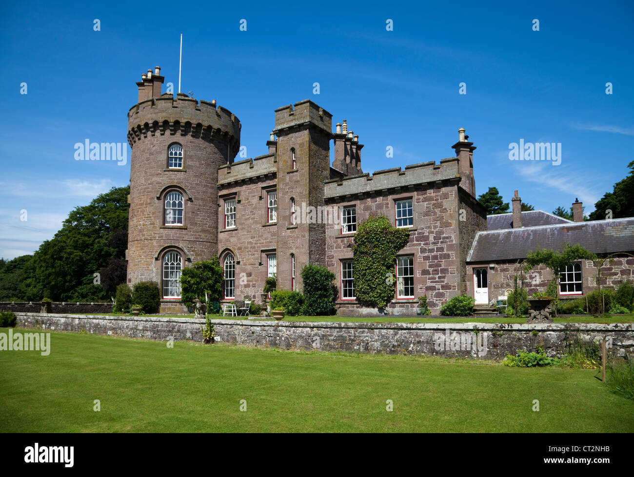 Dunninald Castle, Montrose, Scotland Stock Photo