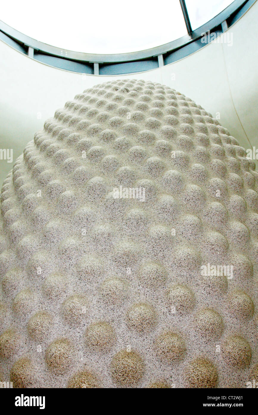 The Seed sculpture by Peter RandallPage in the Core building, Eden