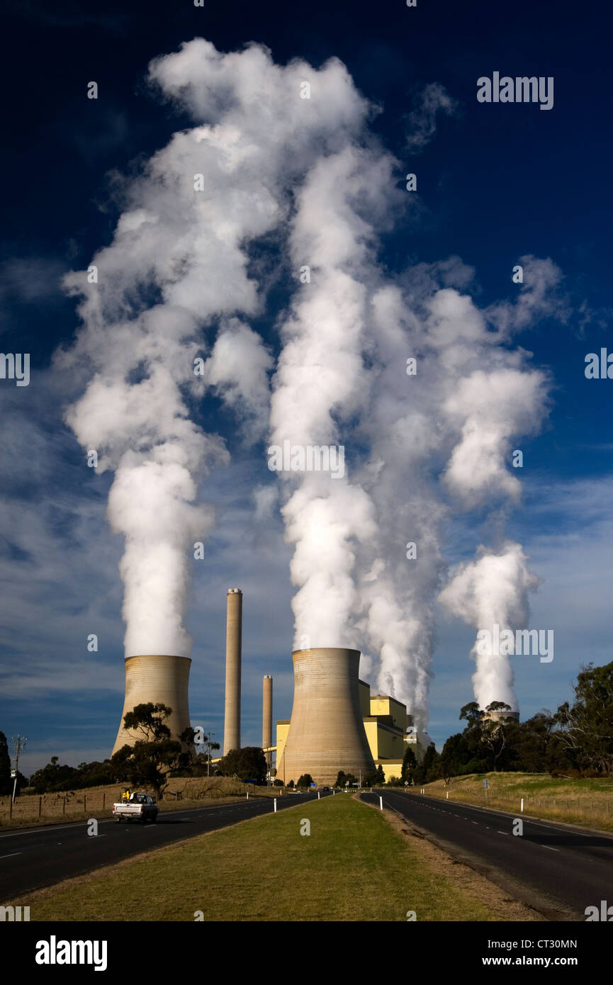 coal fired power station Stock Photo