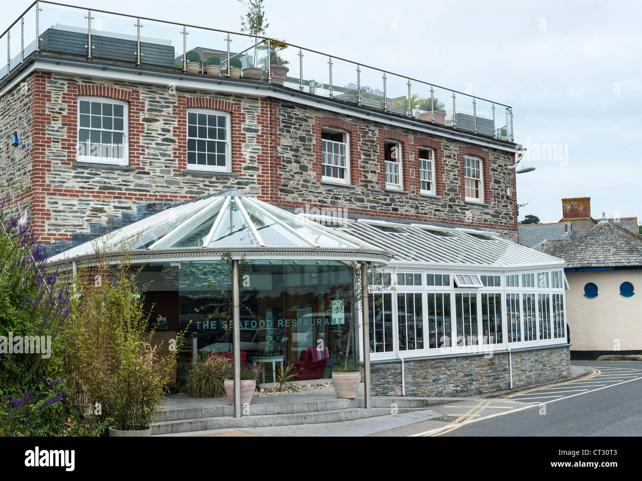 Rick Stein's Seafood restaurant Padstow Cornwall UK Stock Photo - Alamy