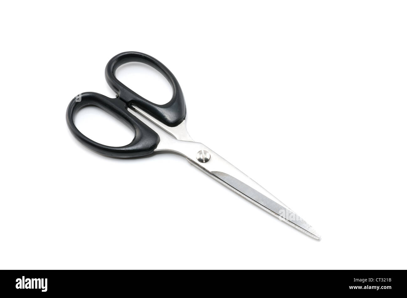Cutting paper scissors Cut Out Stock Images & Pictures - Alamy