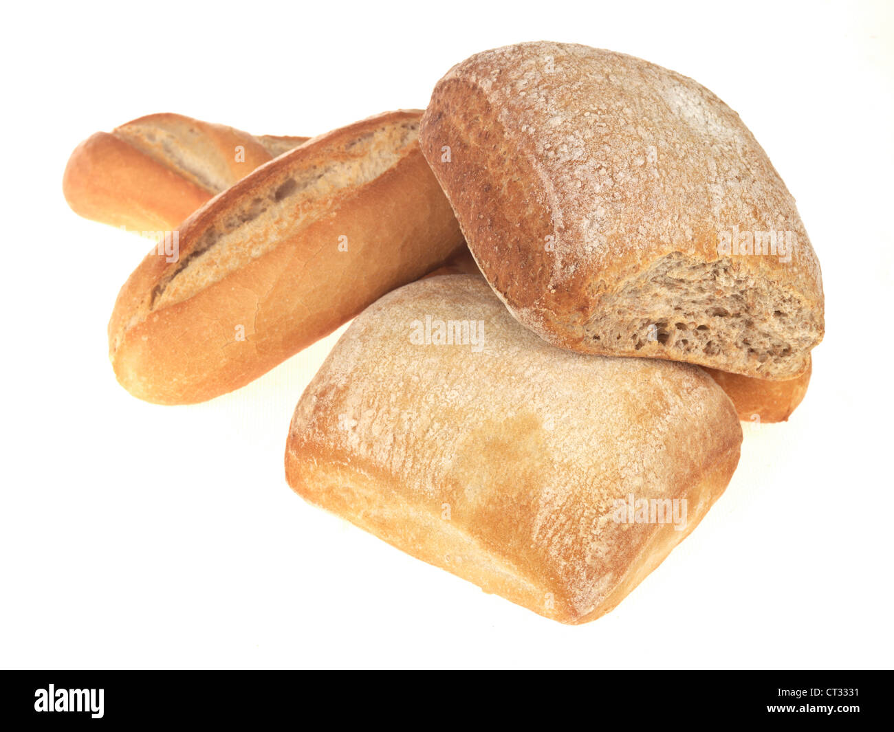 Selection of Bread Rolls Stock Photo Alamy