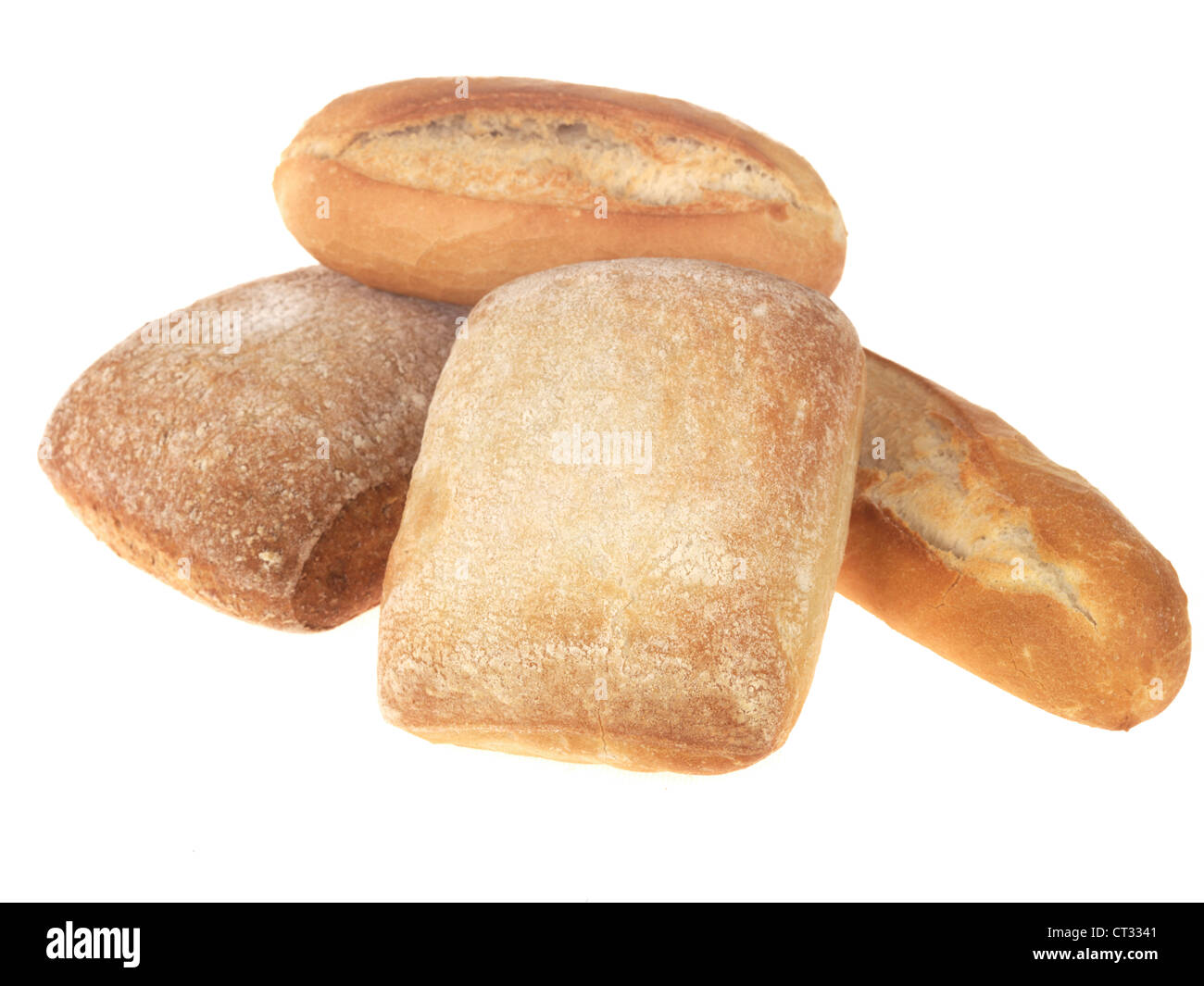 Selection of Bread Rolls Stock Photo Alamy