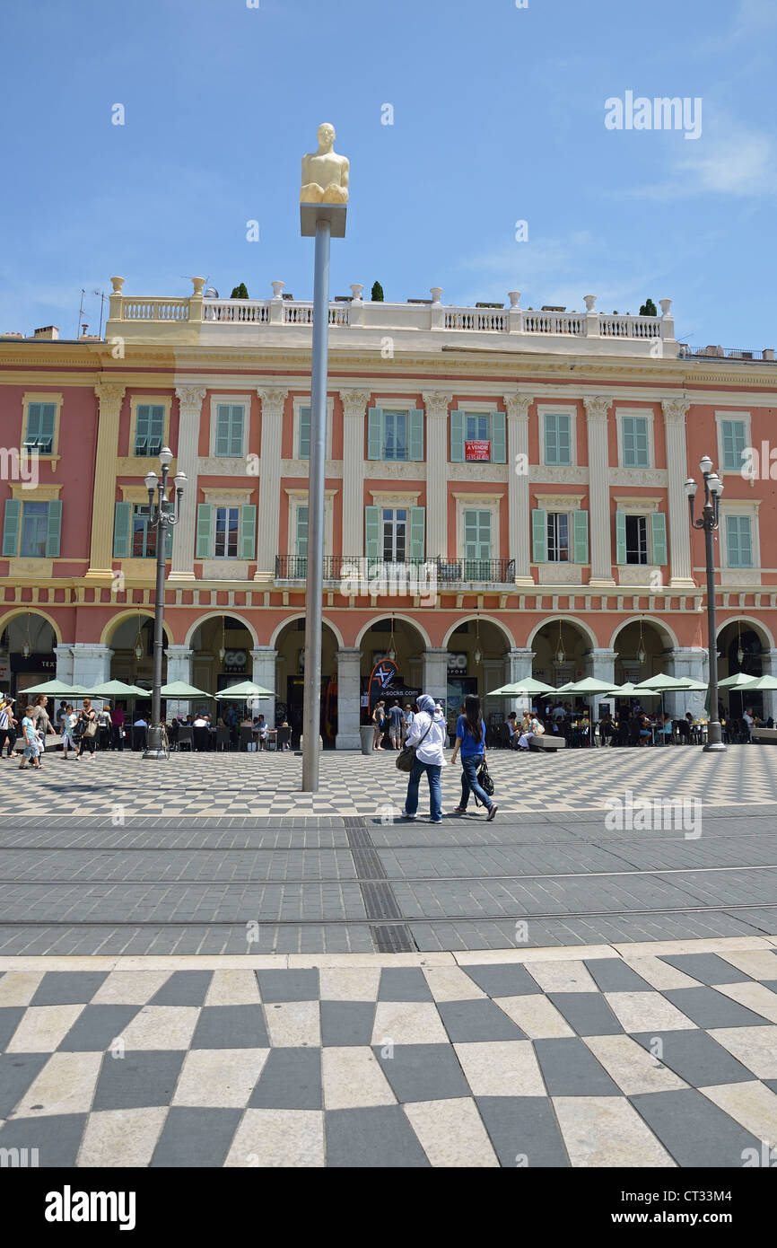 Place Masséna, Nice, Côte d'Azur, Alpes-Maritimes, Provence-Alpes-Côte d'Azur, France Stock Photo