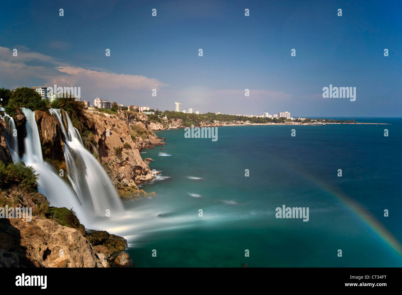 Antalya waterfall, Turkey, Asia Stock Photo