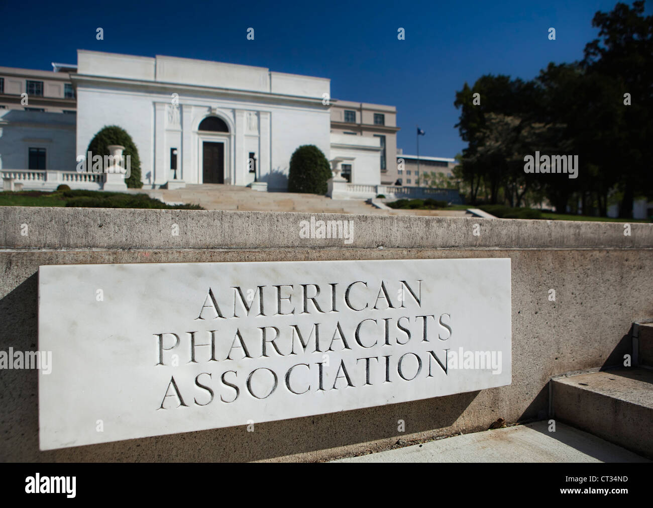 Entrance Sign, American Pharmacist Association, Washington DC, District