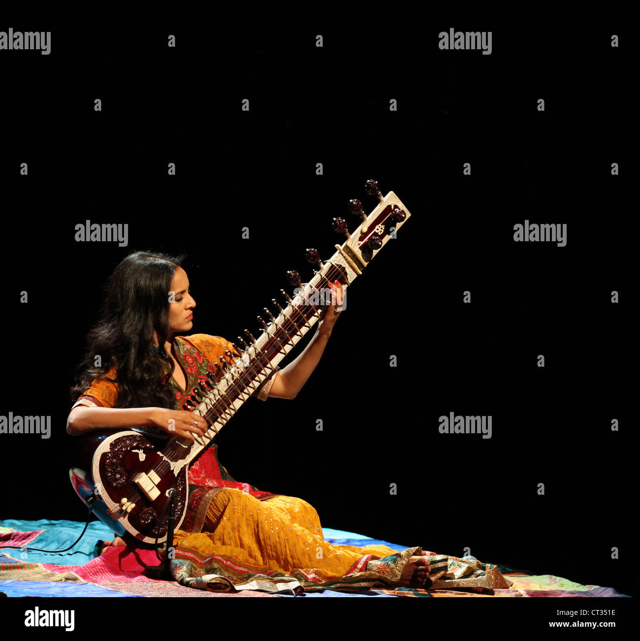 Anoushka Shankar, sitar, Copenhagen Jazz Festival 2012 Stock Photo Alamy