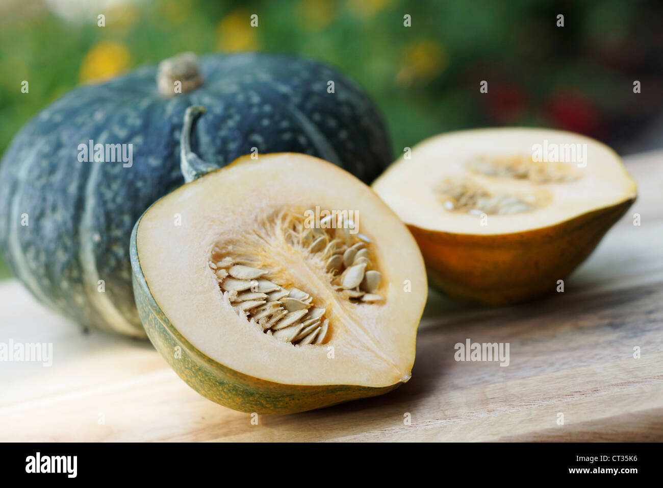 Acorn and Buttercup Squash, Vegetable Squashes Stock Photo