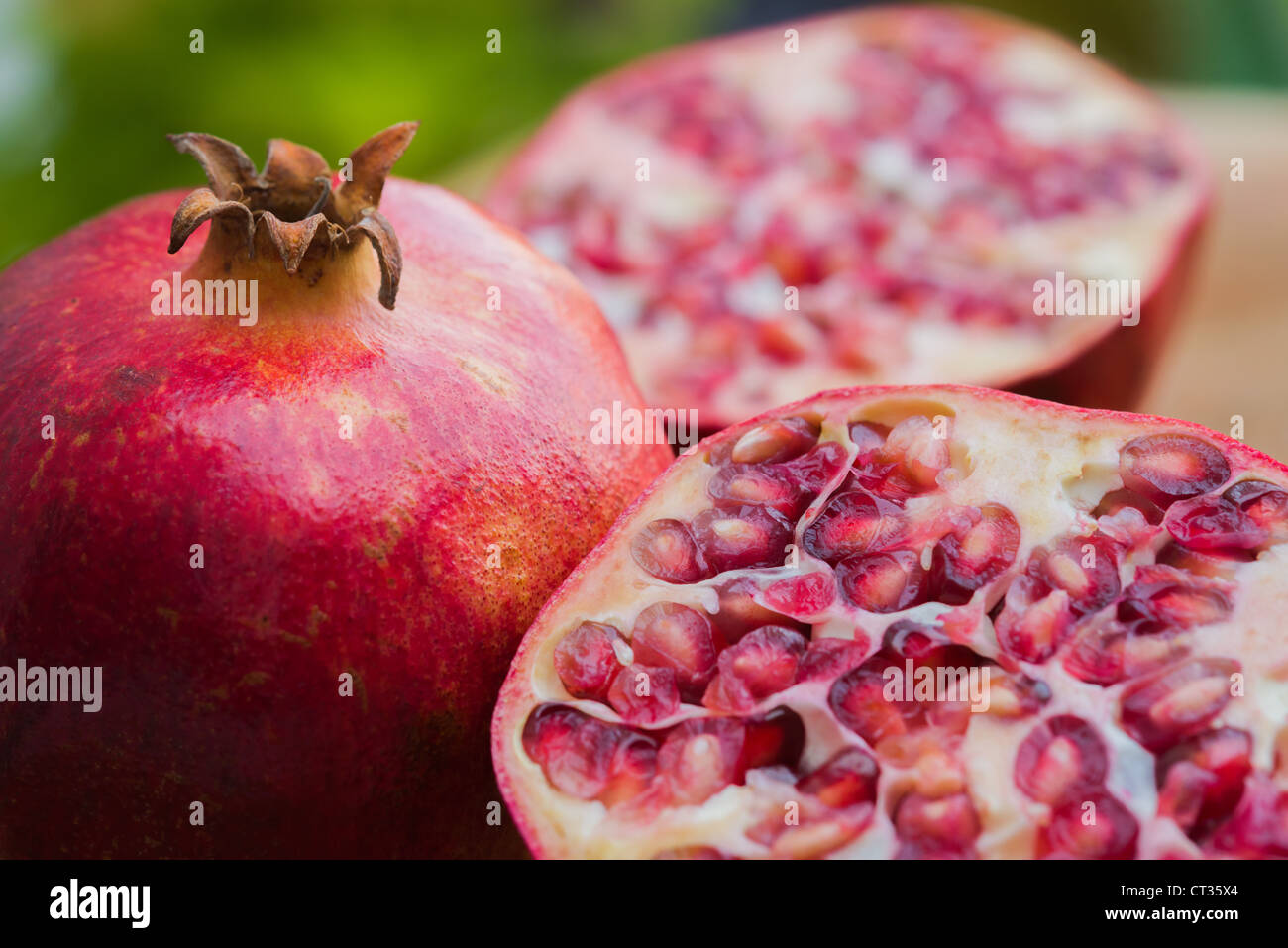 This is an image of Pomegranate fruit. Stock Photo