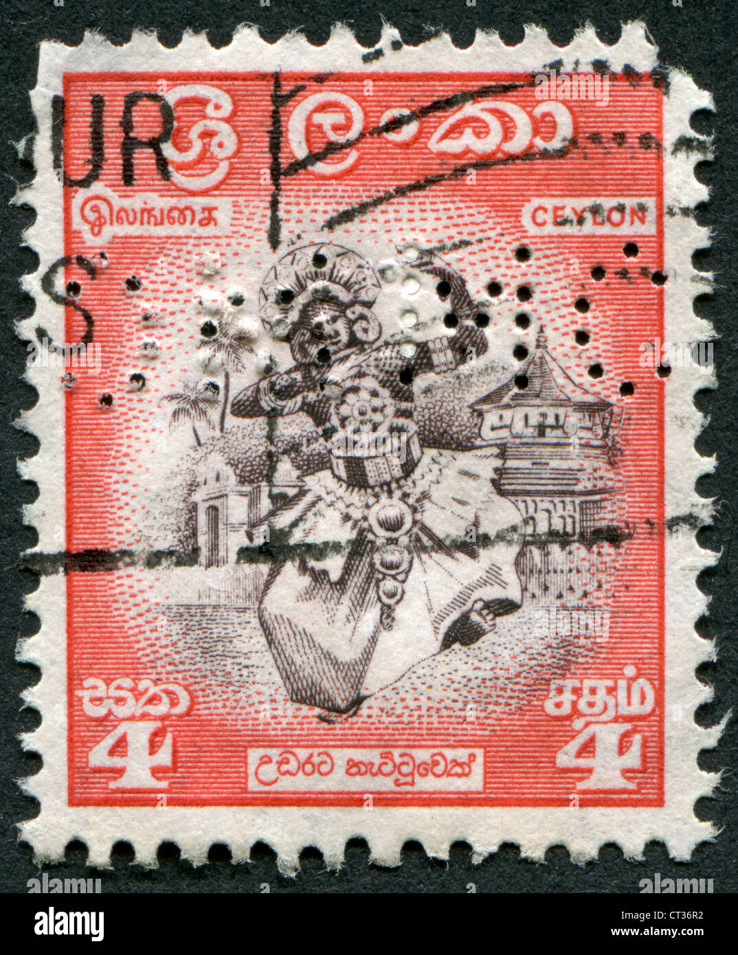 Ceylon postage stamp High Resolution Stock Photography and Images - Alamy