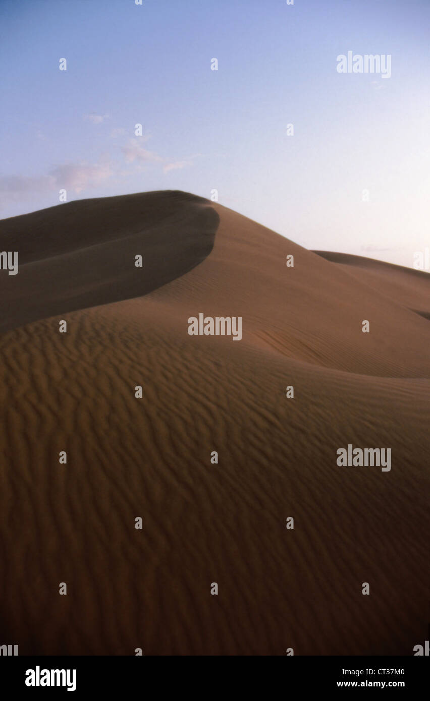 A sand dune in the Sahara Desert near Tinfou, Morocco Stock Photo - Alamy