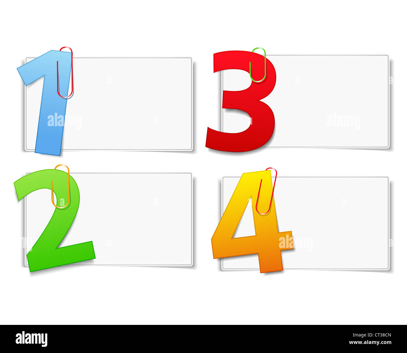 Paper with Numbers Stock Photo Alamy