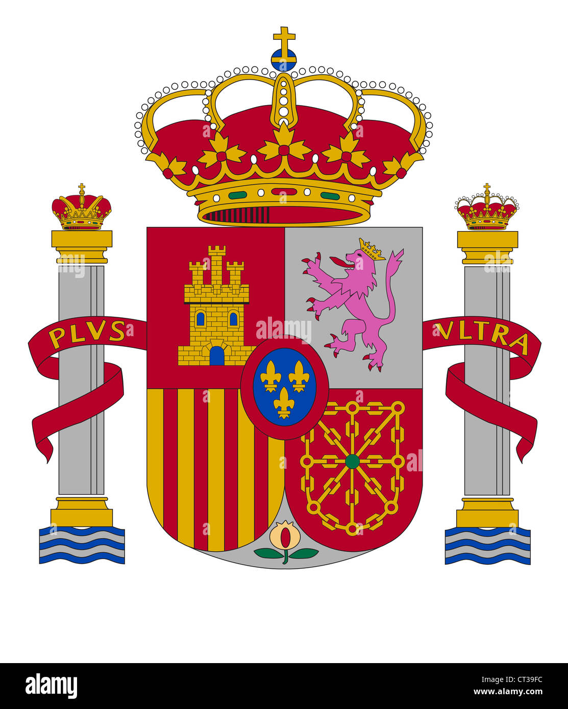 coat of arms of Spain illustration Stock Photo