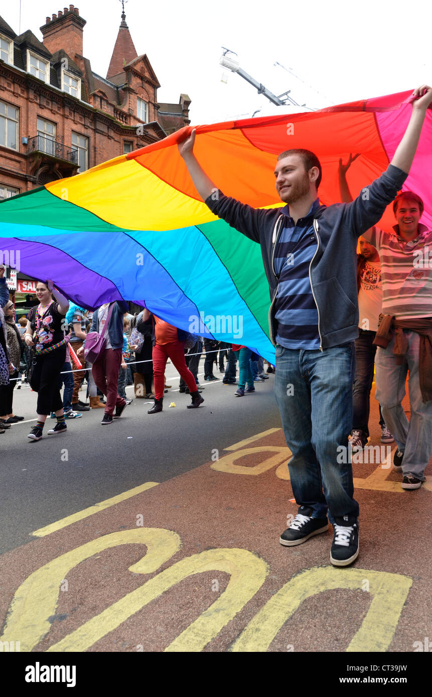 London, UK. July 7th. World Pride Parade 2012 Stock Photo