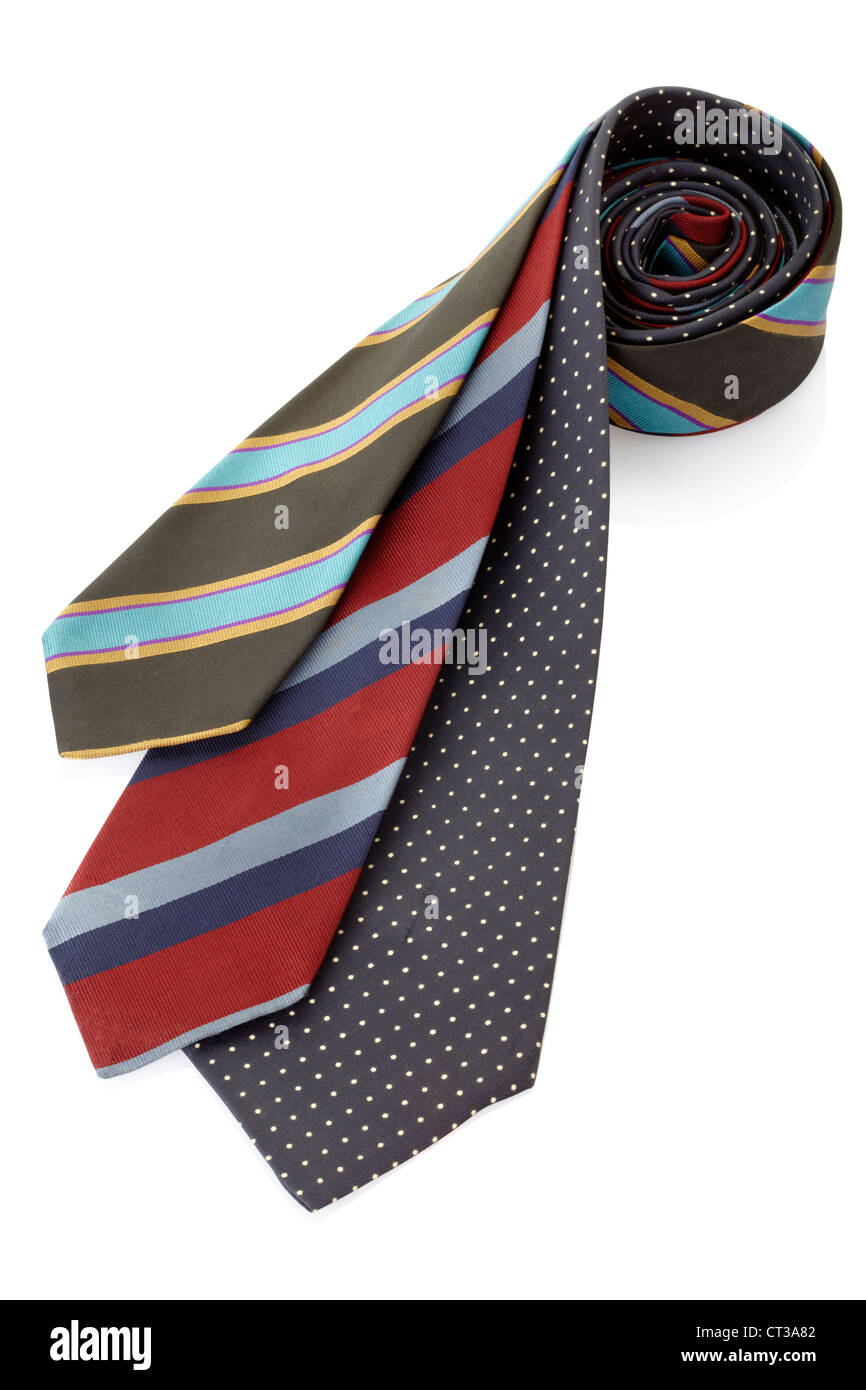 Elegant ties Stock Photo