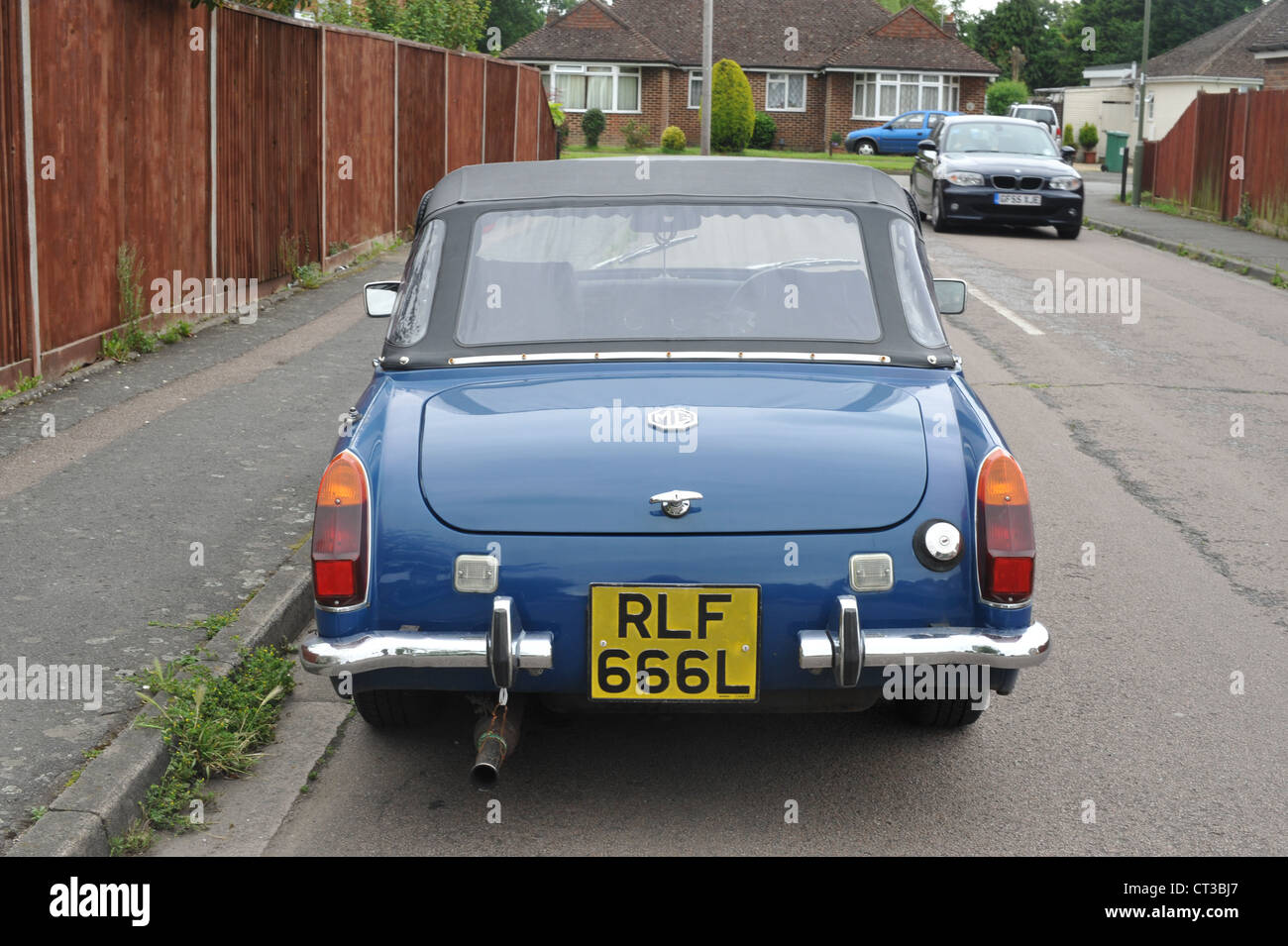 MG Midget, Round wheel arch model Stock Photo Alamy