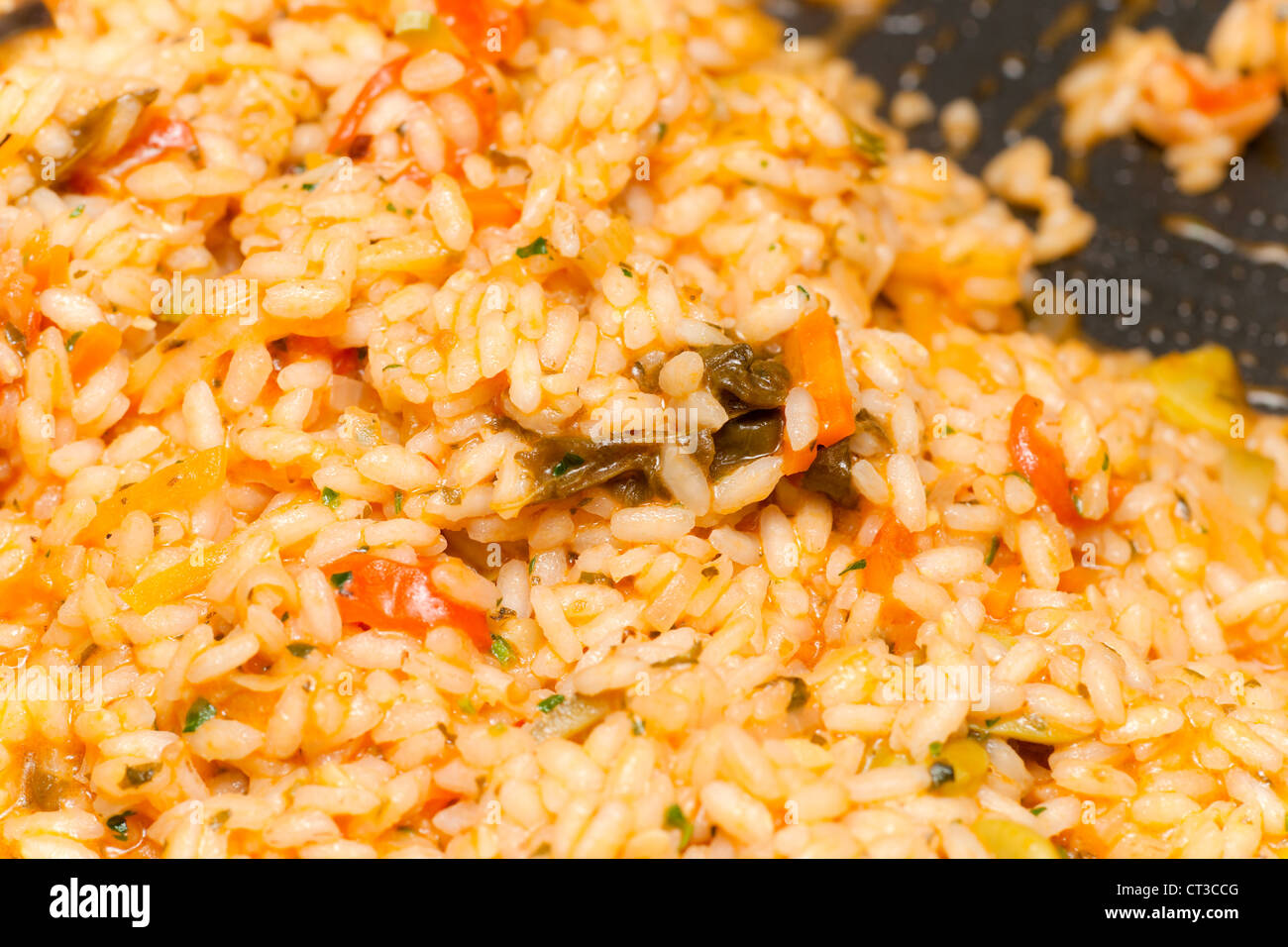 Rice with vegetables. Stock Photo