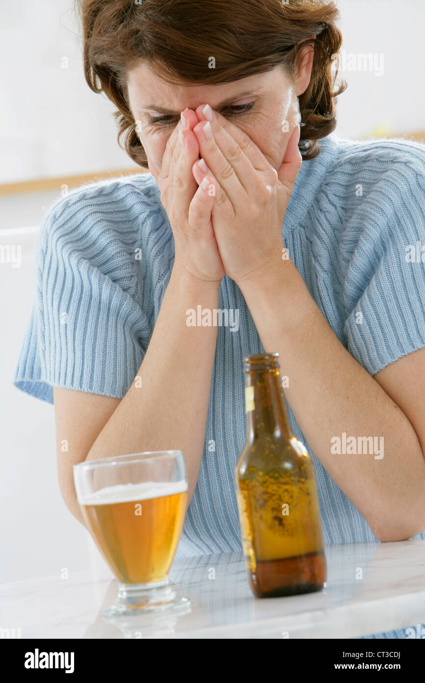 WOMAN DRINKING Stock Photo Alamy