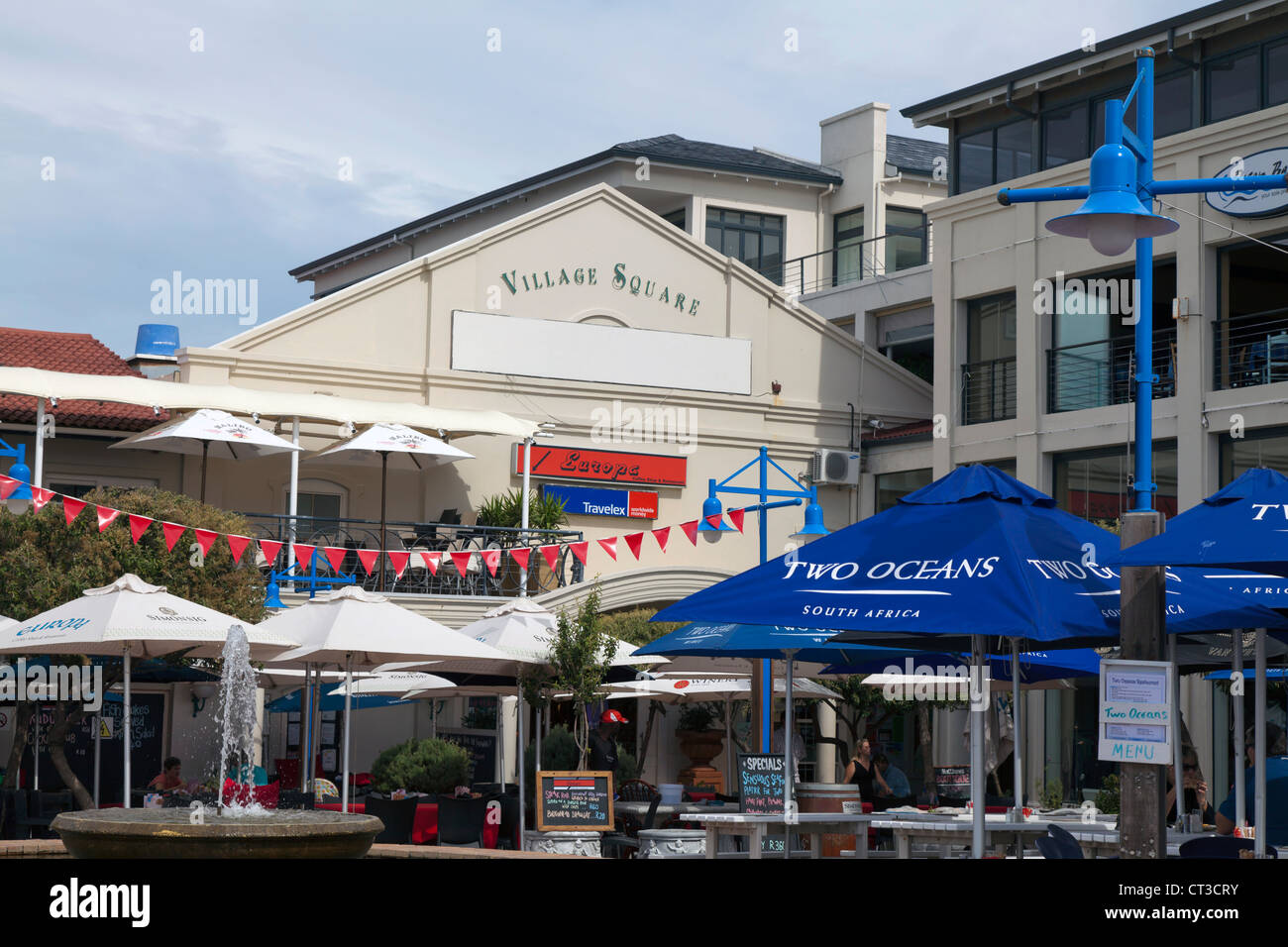 The Village Square and outdoor restaurants, Hermanus, South Africa