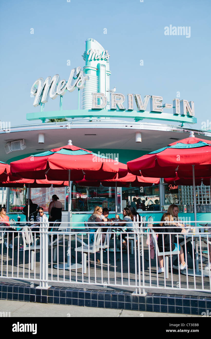 Mel´s DriveIn bar at Universal Studios, Orlando, Florida, USA Stock
