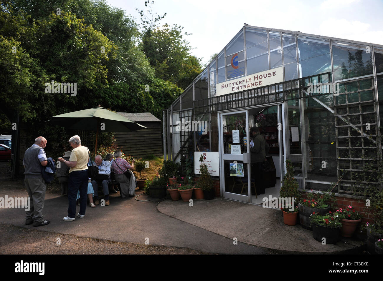 The butterfly house at Berkeley Castle, Gloucestershire UK Stock Photo Alamy