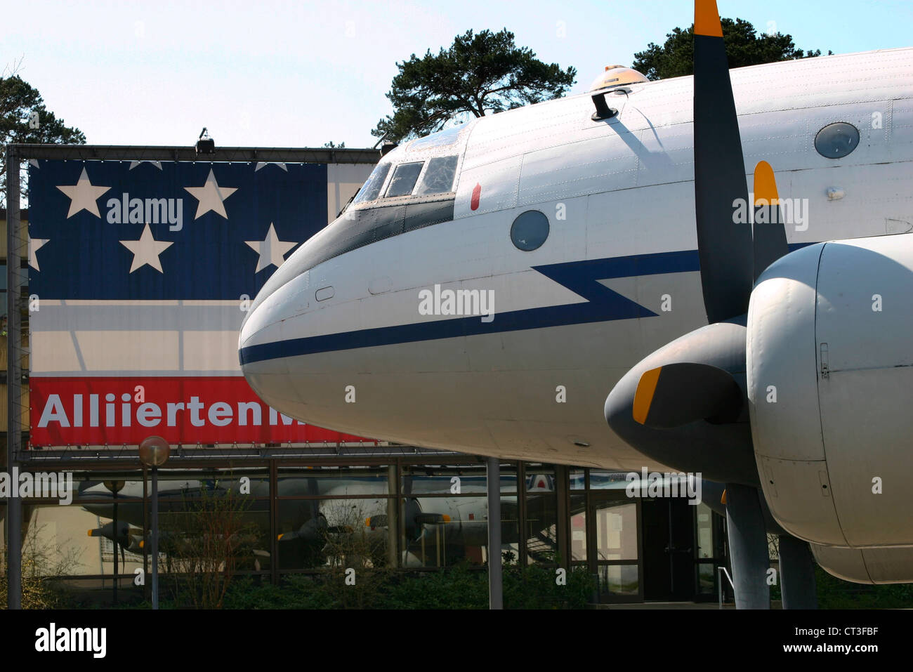 Berlin Candy Bomber, Allied Museum Stock Photo