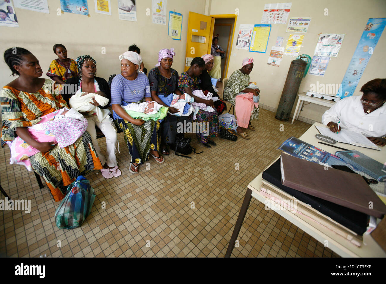 A HOSPITAL IN AFRICA Stock Photo