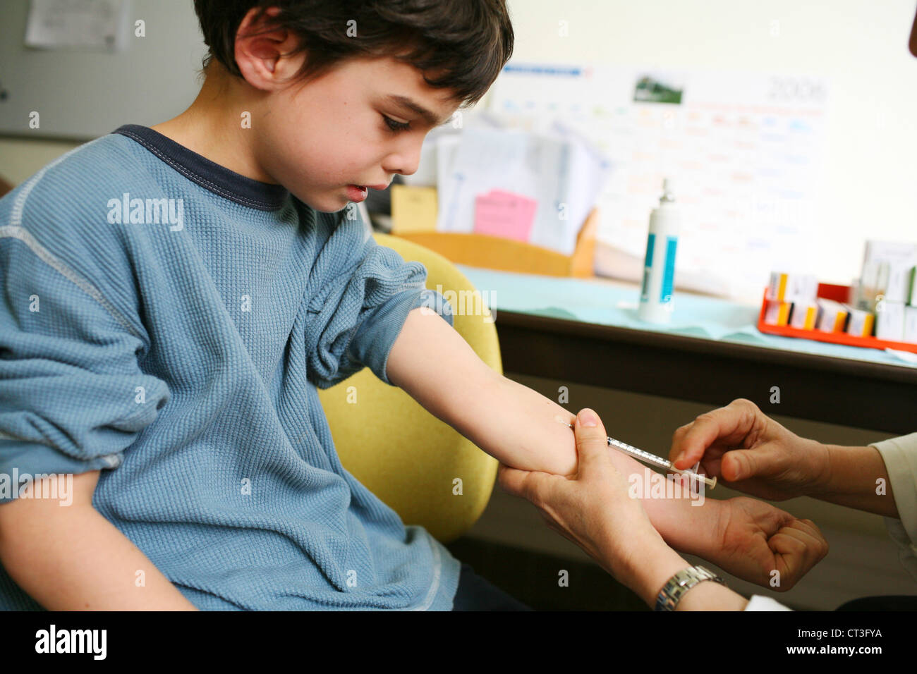 TUBERCULIN SKIN TEST Stock Photo Alamy