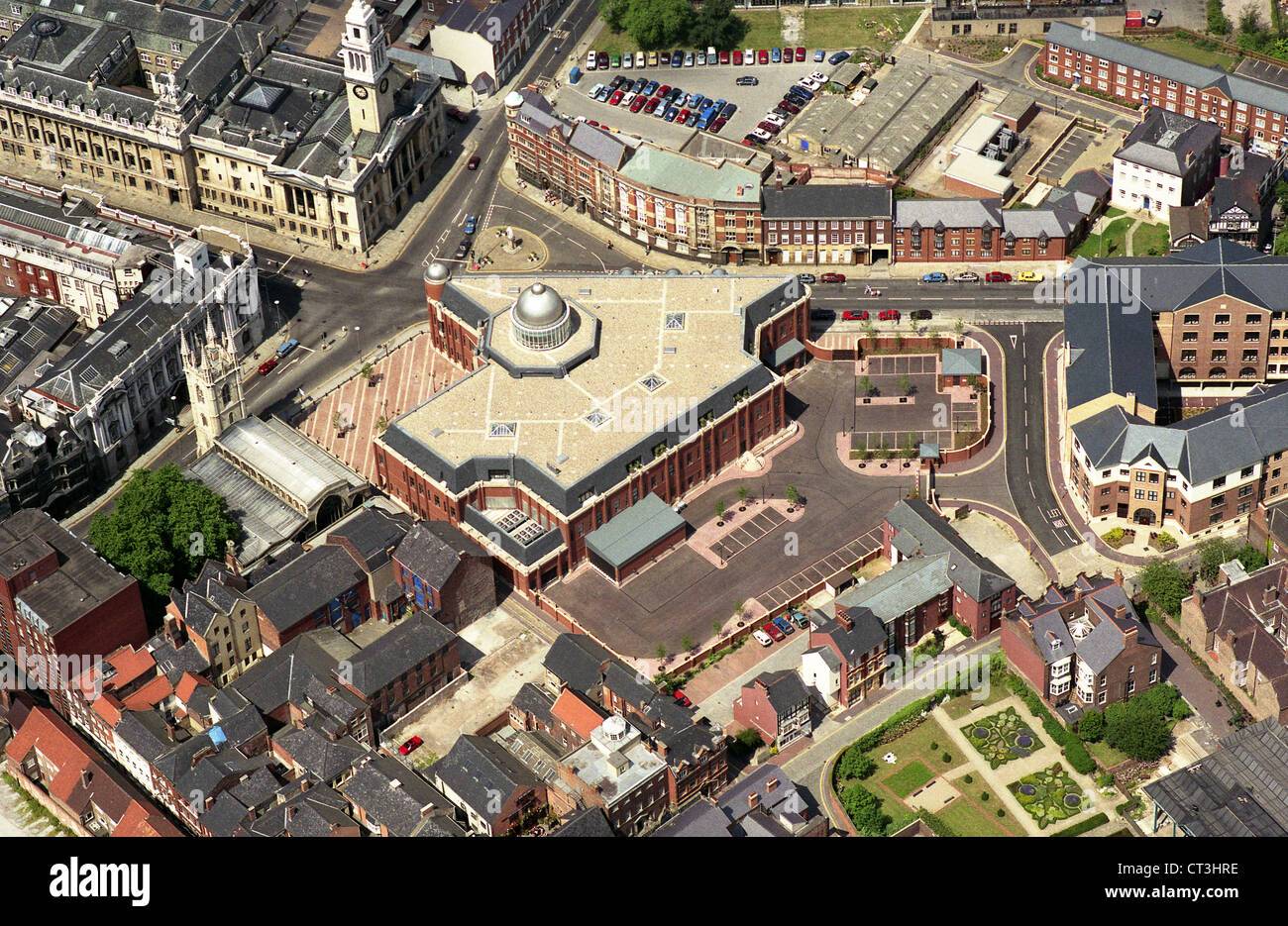 aerial view of Hull Law Courts taken in 1991 Stock Photo Alamy