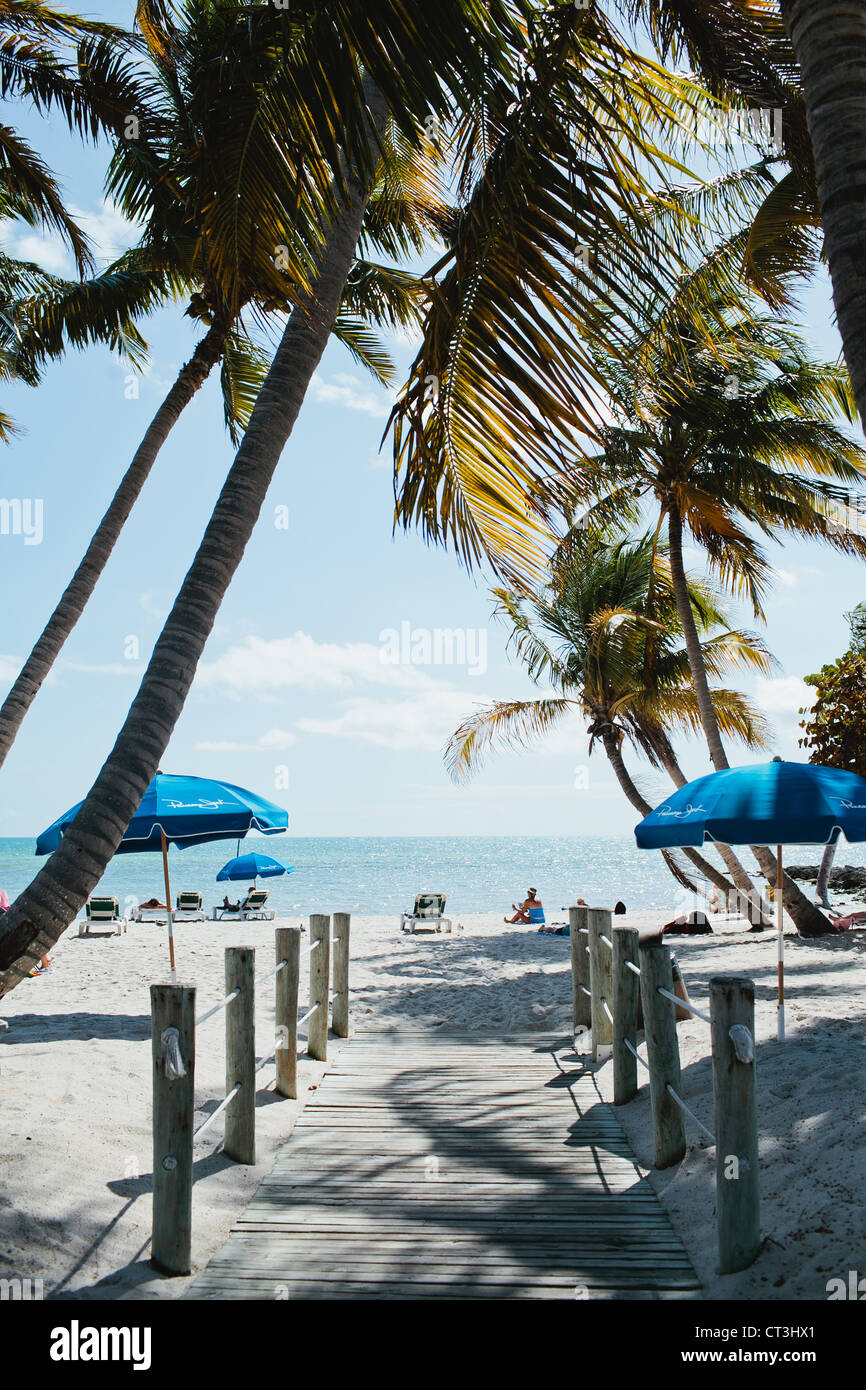 Entrance to Smathers Beach, Key West, Florida Stock Photo Alamy
