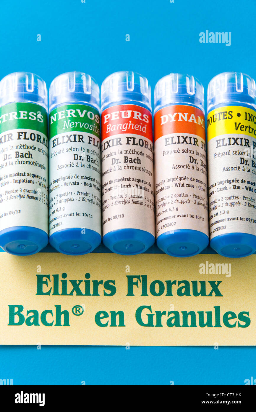 BACH FLOWER REMEDIES Stock Photo Alamy
