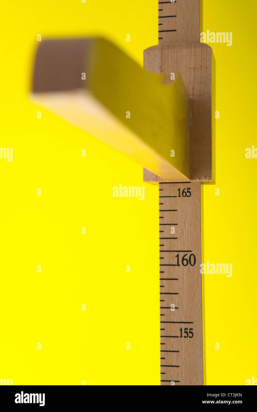 HEIGHT GAUGE Stock Photo