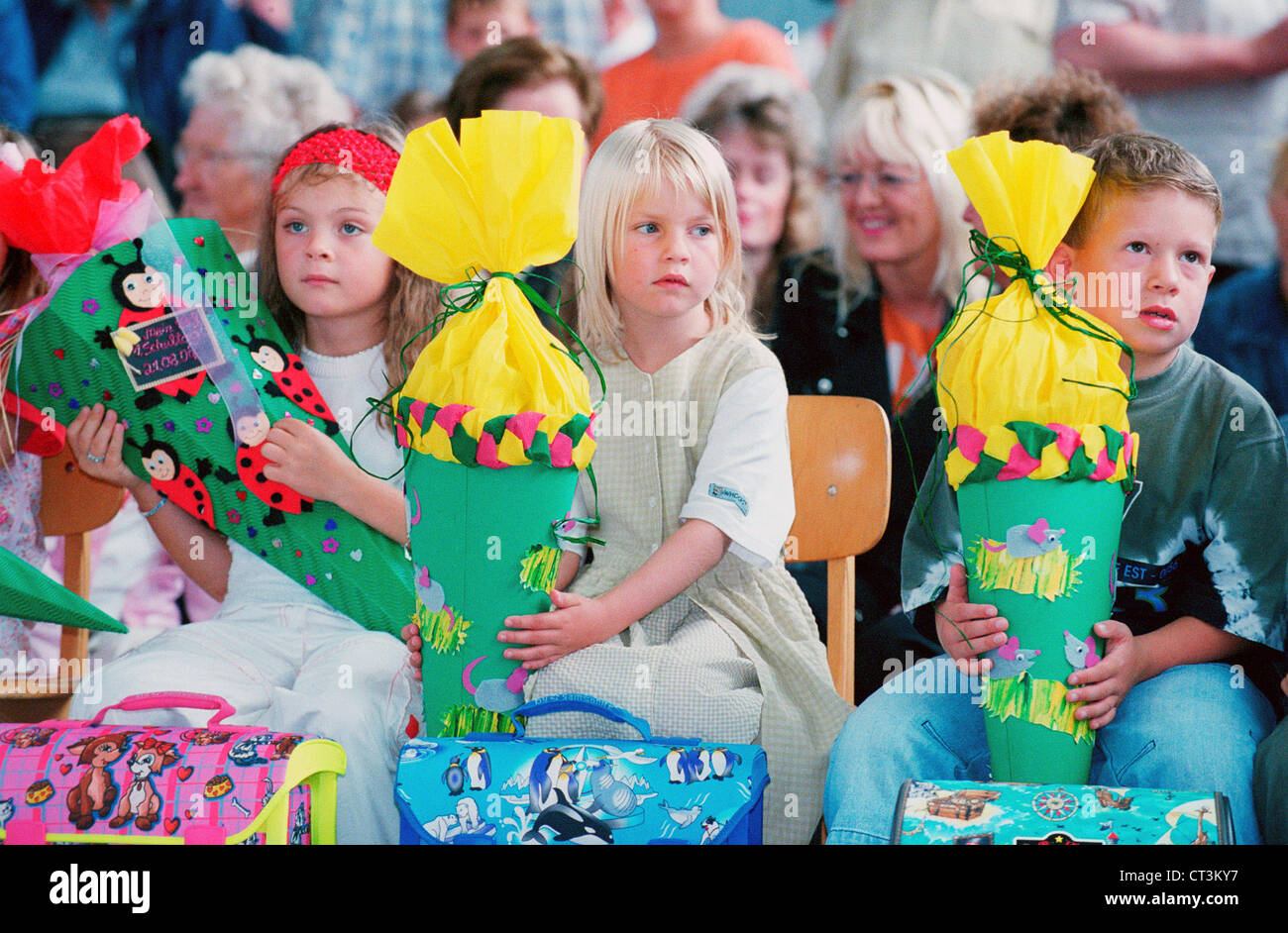 Children in school enrollment, Lower Saxony Stock Photo