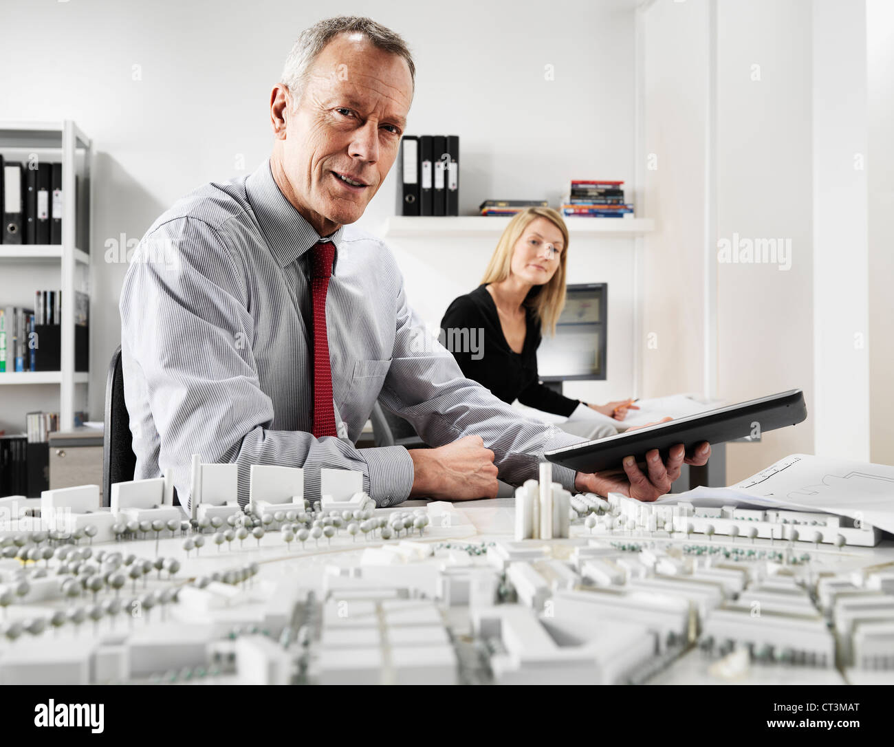 Business people working in office Stock Photo