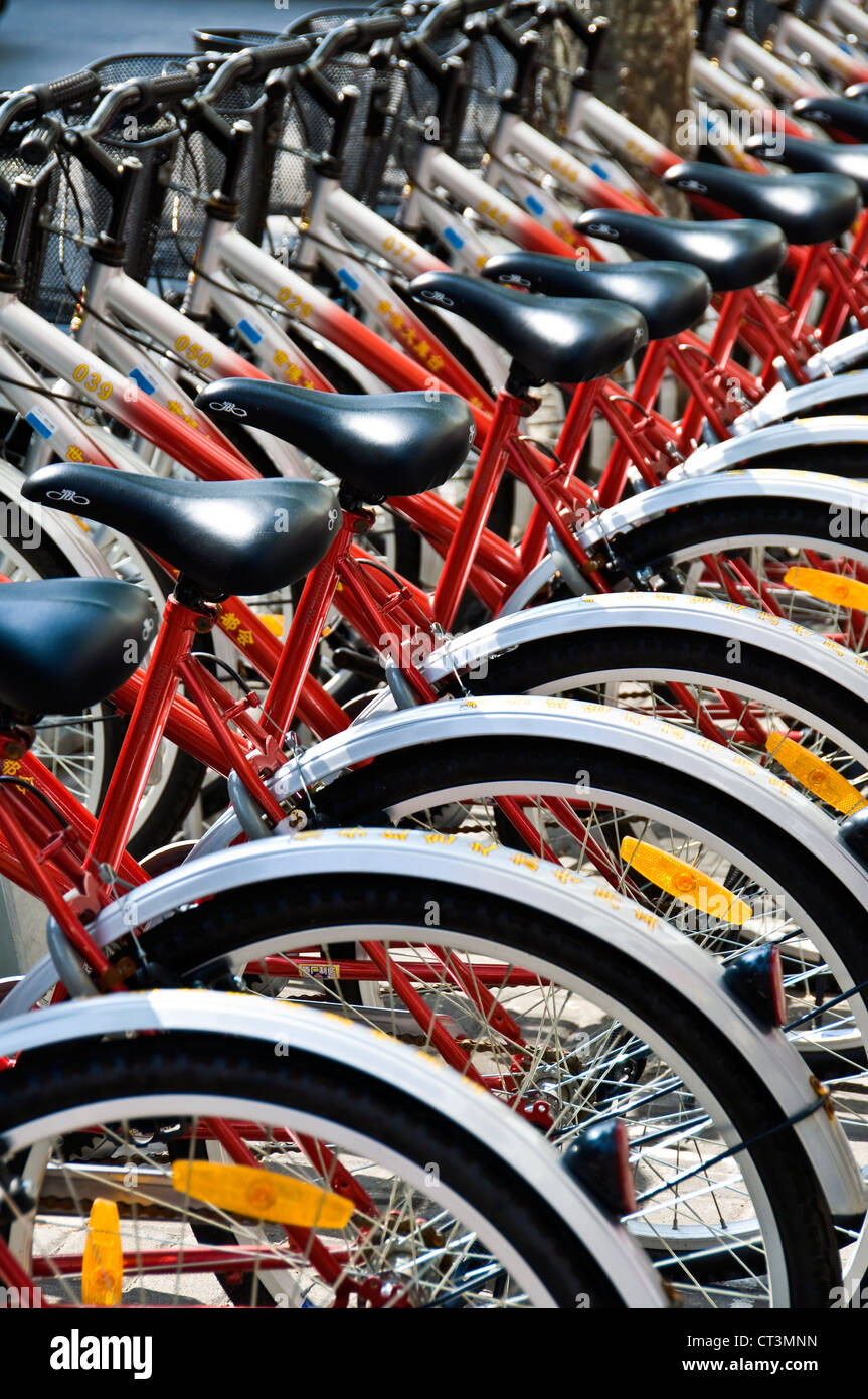 Bicycle shop Shanghai, China Stock Photo Alamy
