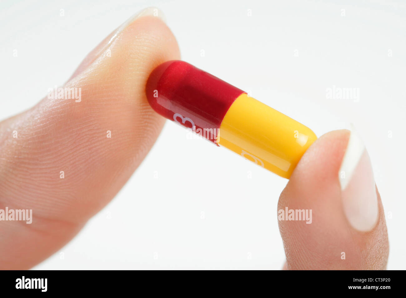 A CAPSULEFORM DRUG Stock Photo Alamy