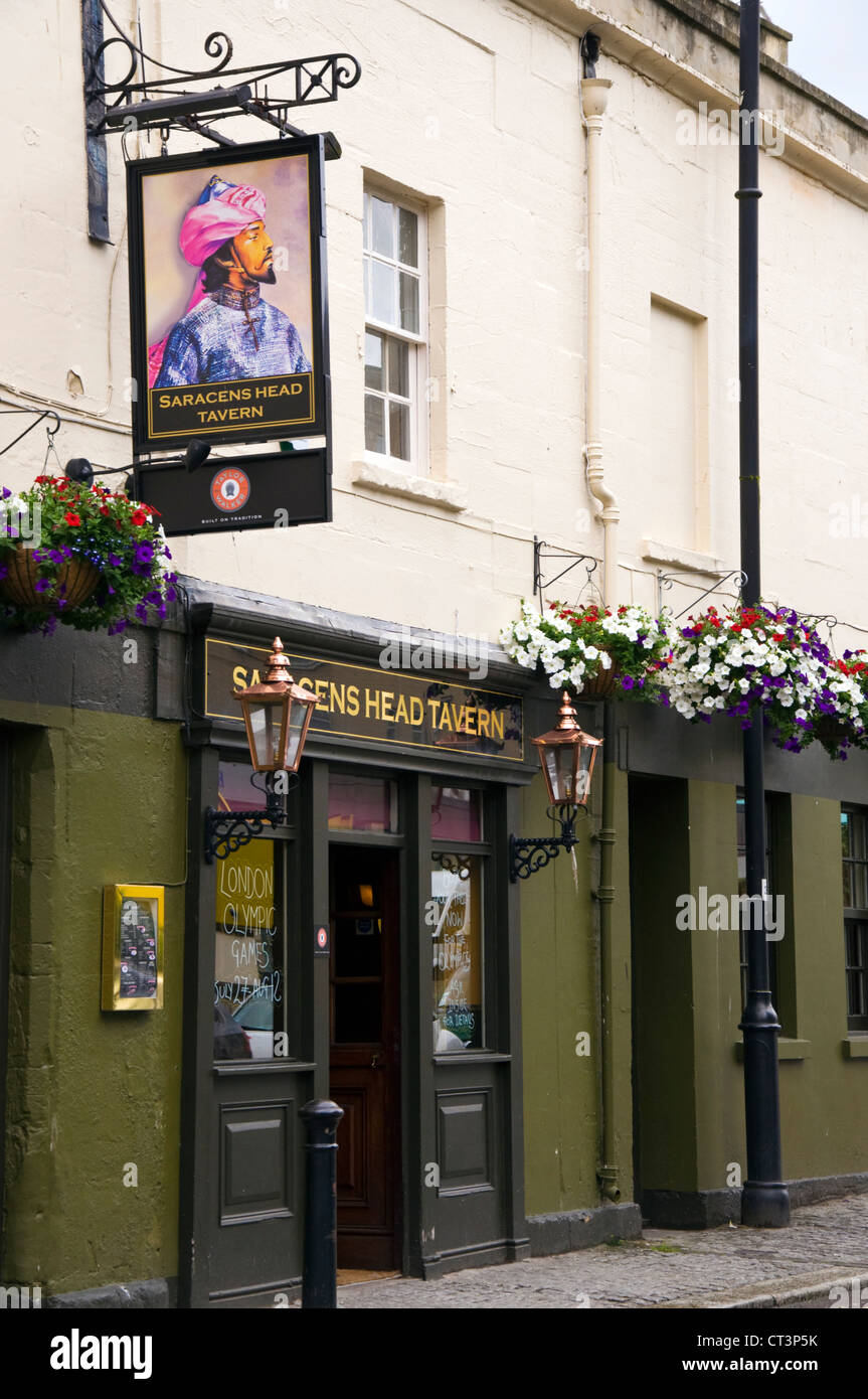 Saracens Head Tavern public house famous pub in Bath Stock Photo Alamy