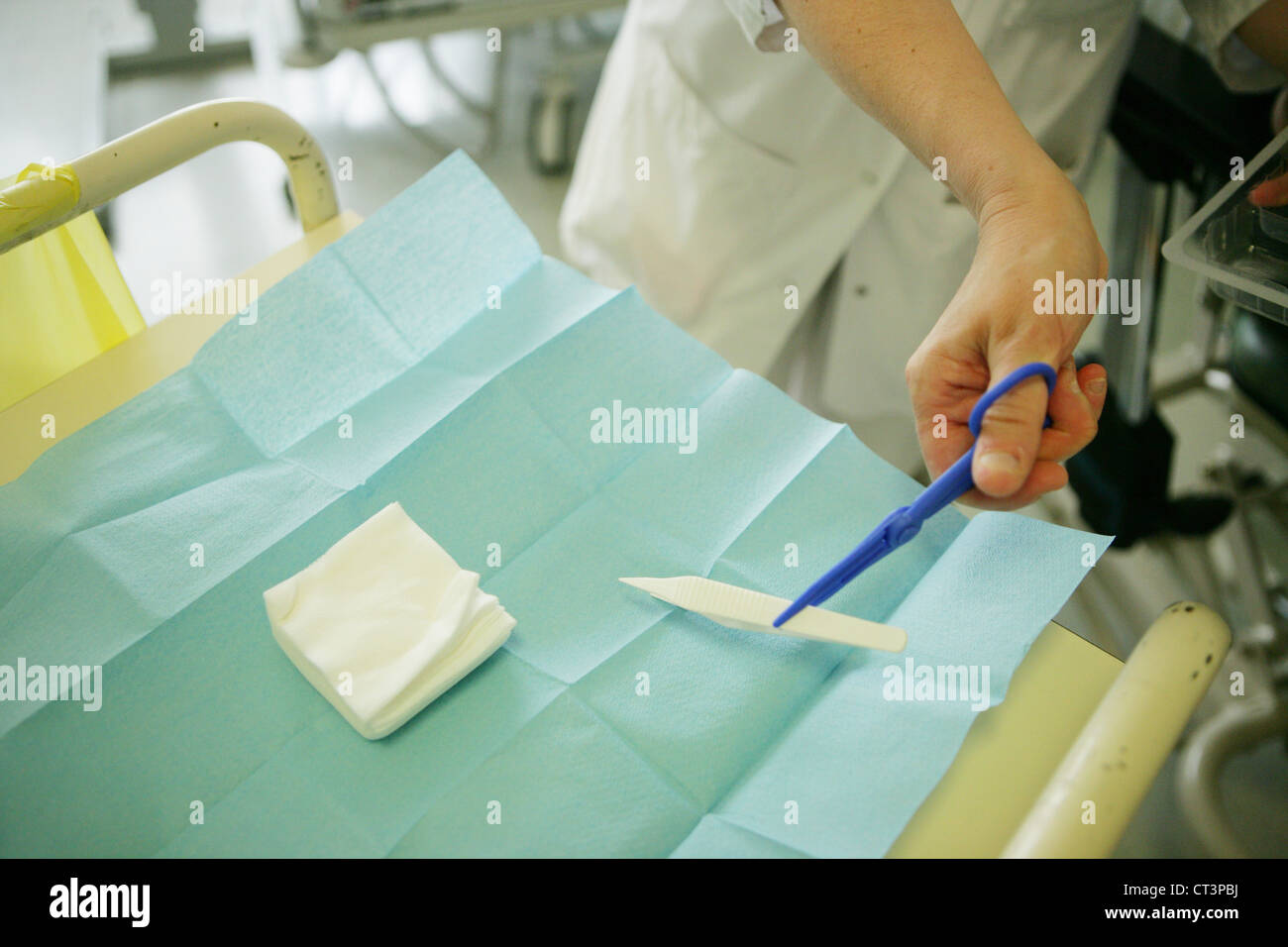NURSE DISPENSING CARE Stock Photo Alamy