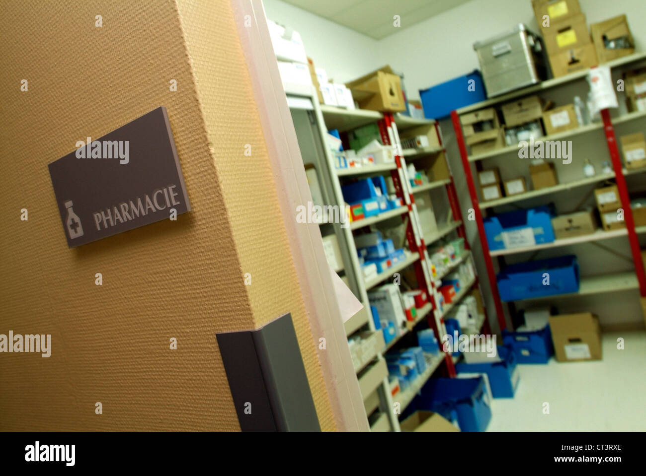 HOSPITAL PHARMACY Stock Photo