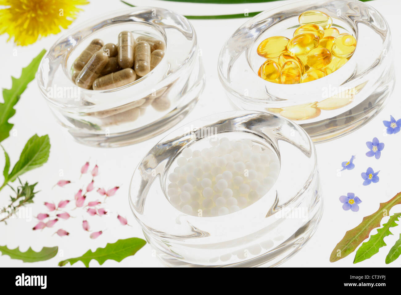 Alternative Medicine Capsules Stock Photos & Alternative Medicine