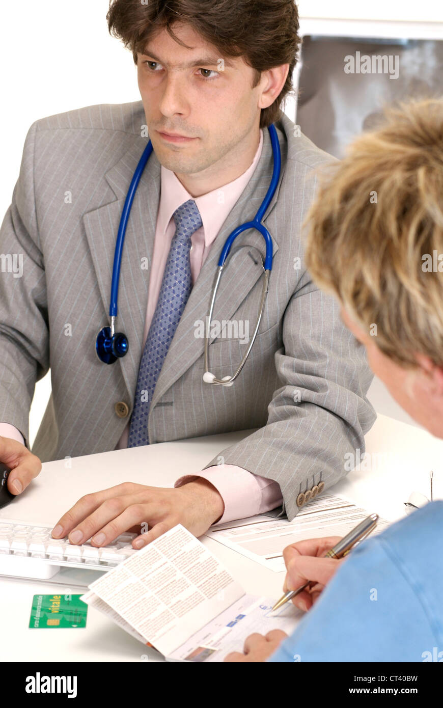 DOCTOR'S FEE Stock Photo Alamy