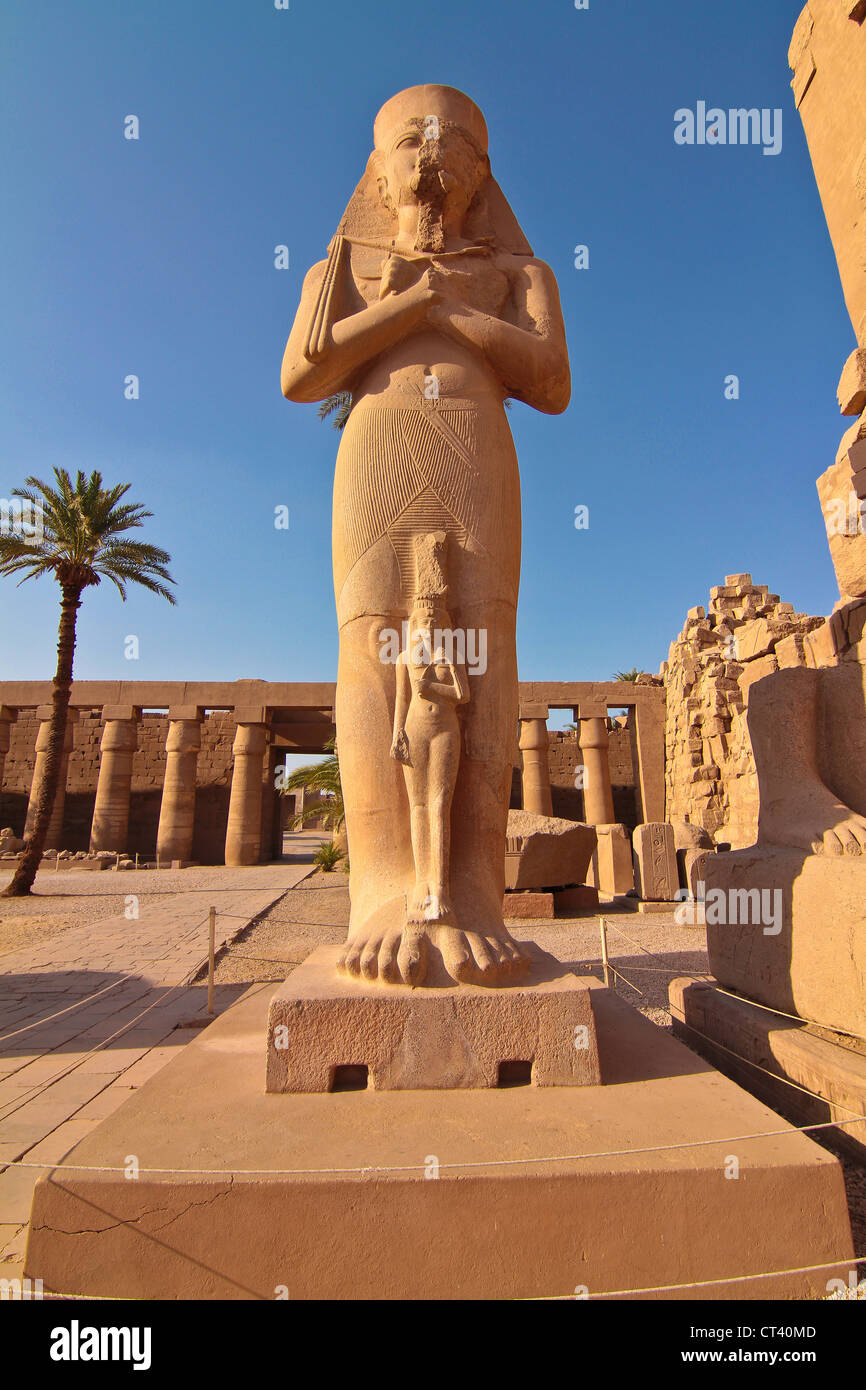 Temple of Karnak in Luxor Egypt Stock Photo - Alamy