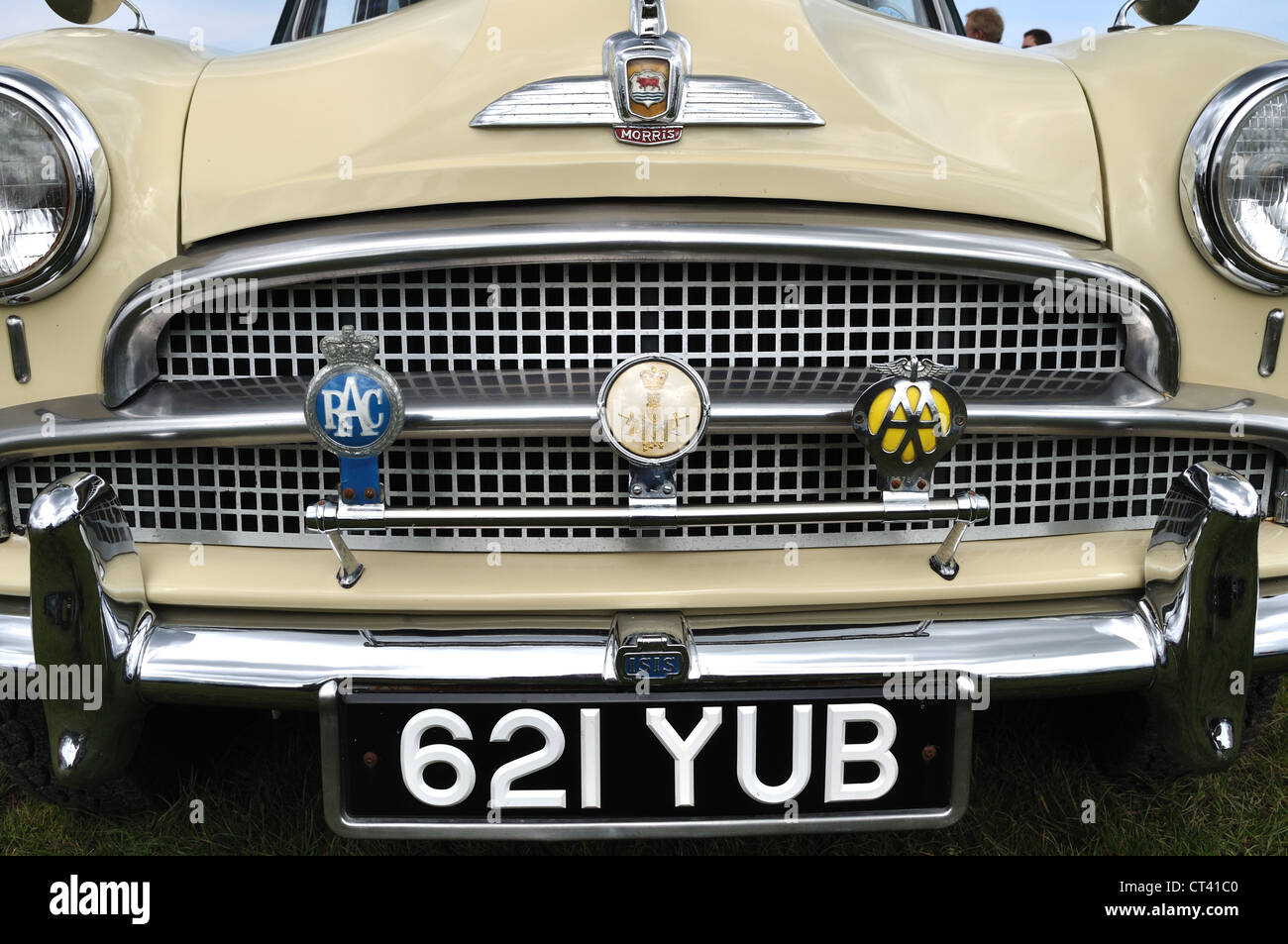 Classic Morris car at classic car show Stock Photo Alamy