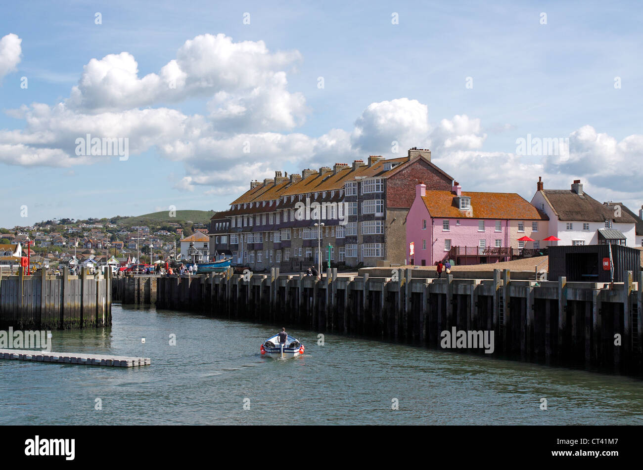 BRIDPORT HARBOUR WEST BAY DORSET Stock Photo Alamy