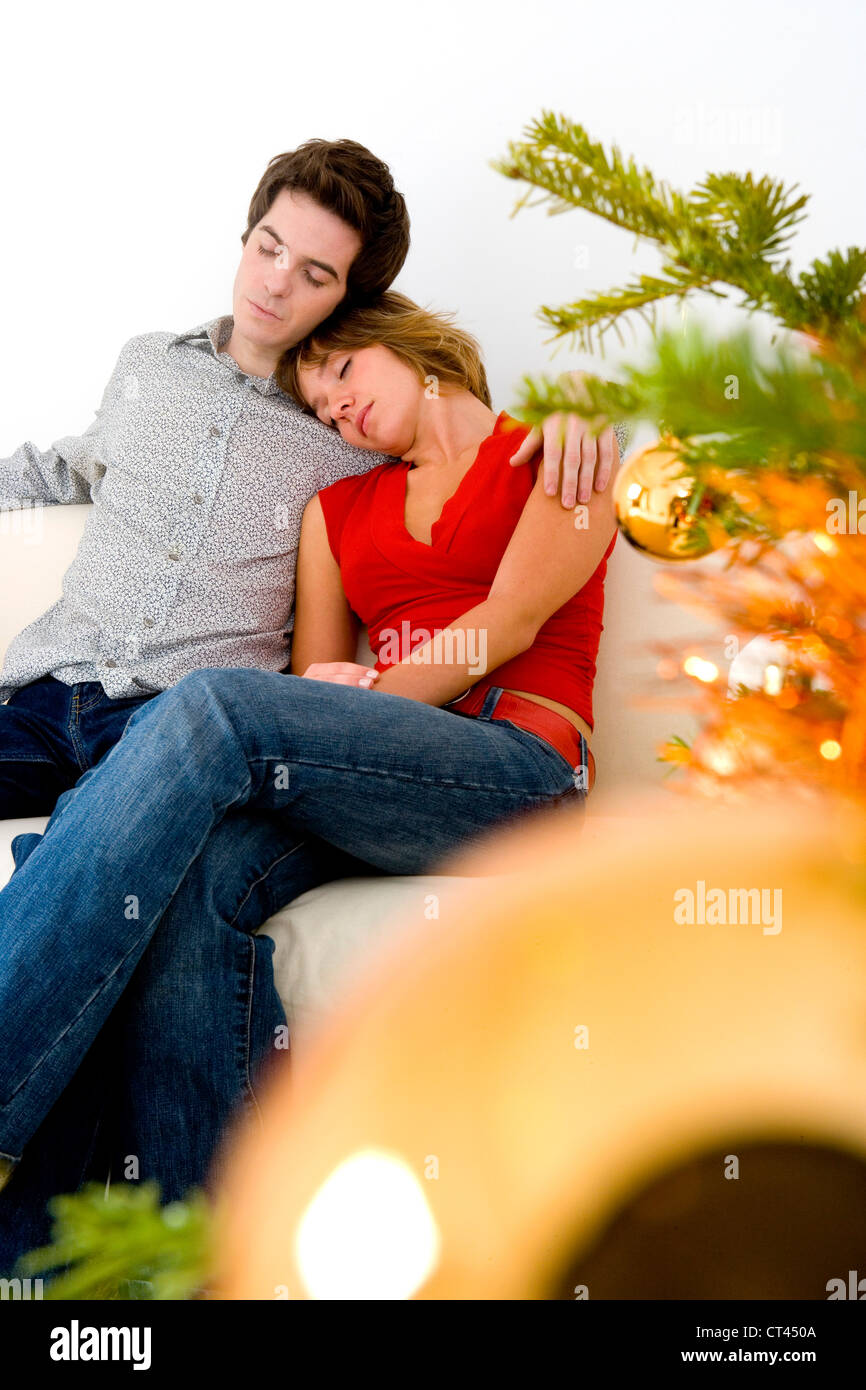 COUPLE IN THEIR 20S, INSIDE Stock Photo - Alamy