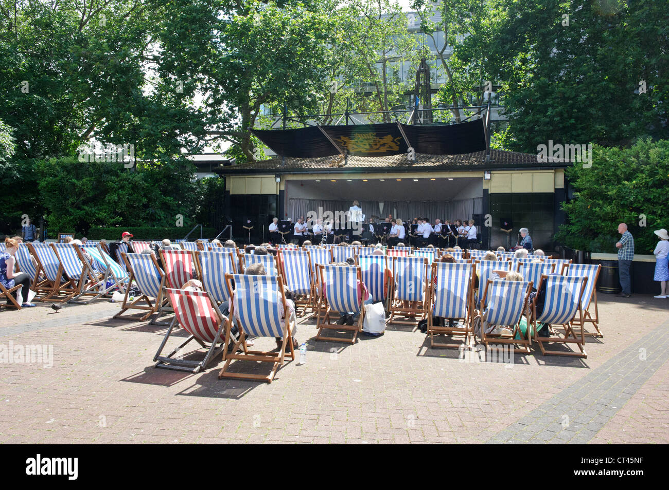 Summer Time in London, England, UK. Stock Photo